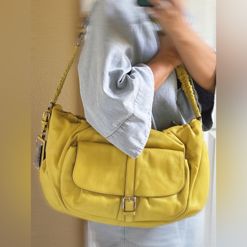 Authentic Dolce & Gabbana Miss Curly Lemon Yellow Bag